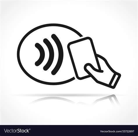 universal contactless card symbol vector|contactless icons.